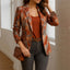 Elegant And Casual Printed Blazer For Women
