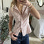 Fashionable And Comfortable New Striped Cinched Blouse Women
