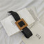 Woman buckle elastic belt