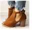 Fish Mouth Super High Heel Thick Heel Women Sandals