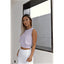 Sleeveless Sports Vest T-shirt Women Summer Yoga Blouse Loose Casual