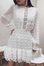 Women's Hollowed Chiffon Dress Formal Dress Lady Dress