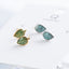 Wanying Jewelry Drop Glaze Leaf Earrings Women