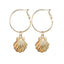 New Simple Earrings Women Ins Cross-border Hot-selling Shell Ear Jewelry
