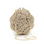 Women's Rose Rhinestone Bag Hollow Clutch