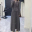 Elegant Pleated High Waist Two-piece Set Sweater Suit