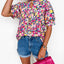 Casual All-Match Floral Print Chiffon Blouse For Women