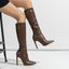 Pointed Toe High Heels With Slender Stiletto Heels That Create A Slimming Lookknight Boots