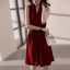 New French Halterneck Women's Chic Waist Dress