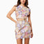 Embroidered Crocheted Two-piece Set Sleeveless Short Top Sheath Skirt Suit