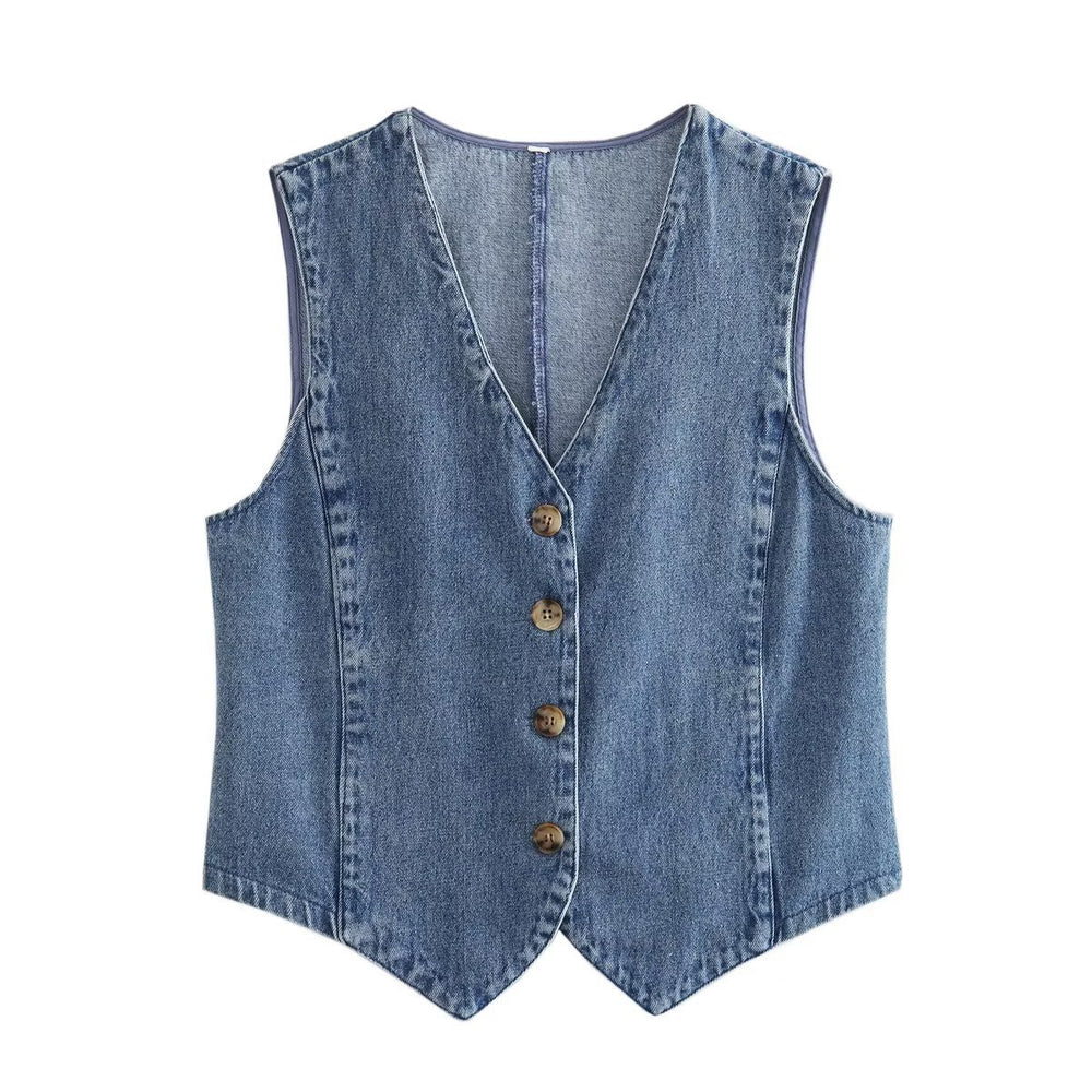 Gilet en jean pour femmes