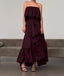 Fashionable Ruffled Strapless Dress