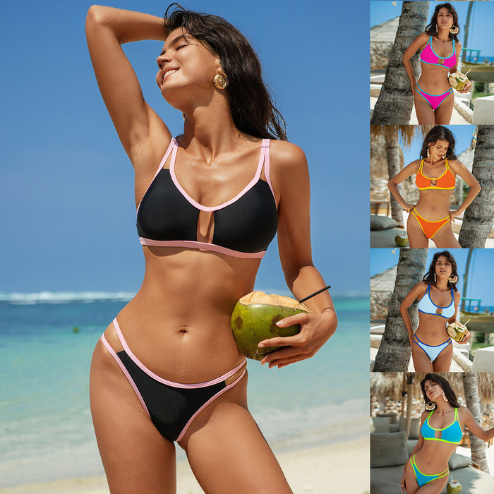 Maillot de bain deux pièces bikini de sport pour femme