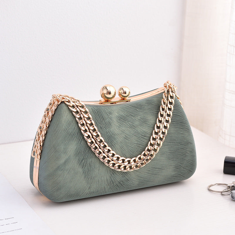 Pochette minimaliste de style européen et américain, portefeuille rétro inspiré du cheongsam