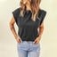 European And American Summer Loose Knitted Bottoming Shirt Sleeveless Round Neck Shirt Women
