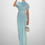 Elegant Figure-flattering Pleated Dress For Women