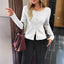 Fashion Button Long Sleeve Sweater For Women