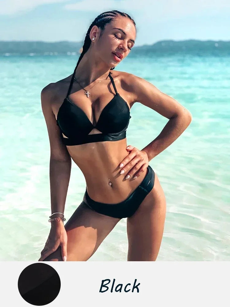 Nouveau maillot de bain skinny dos nu pour femme