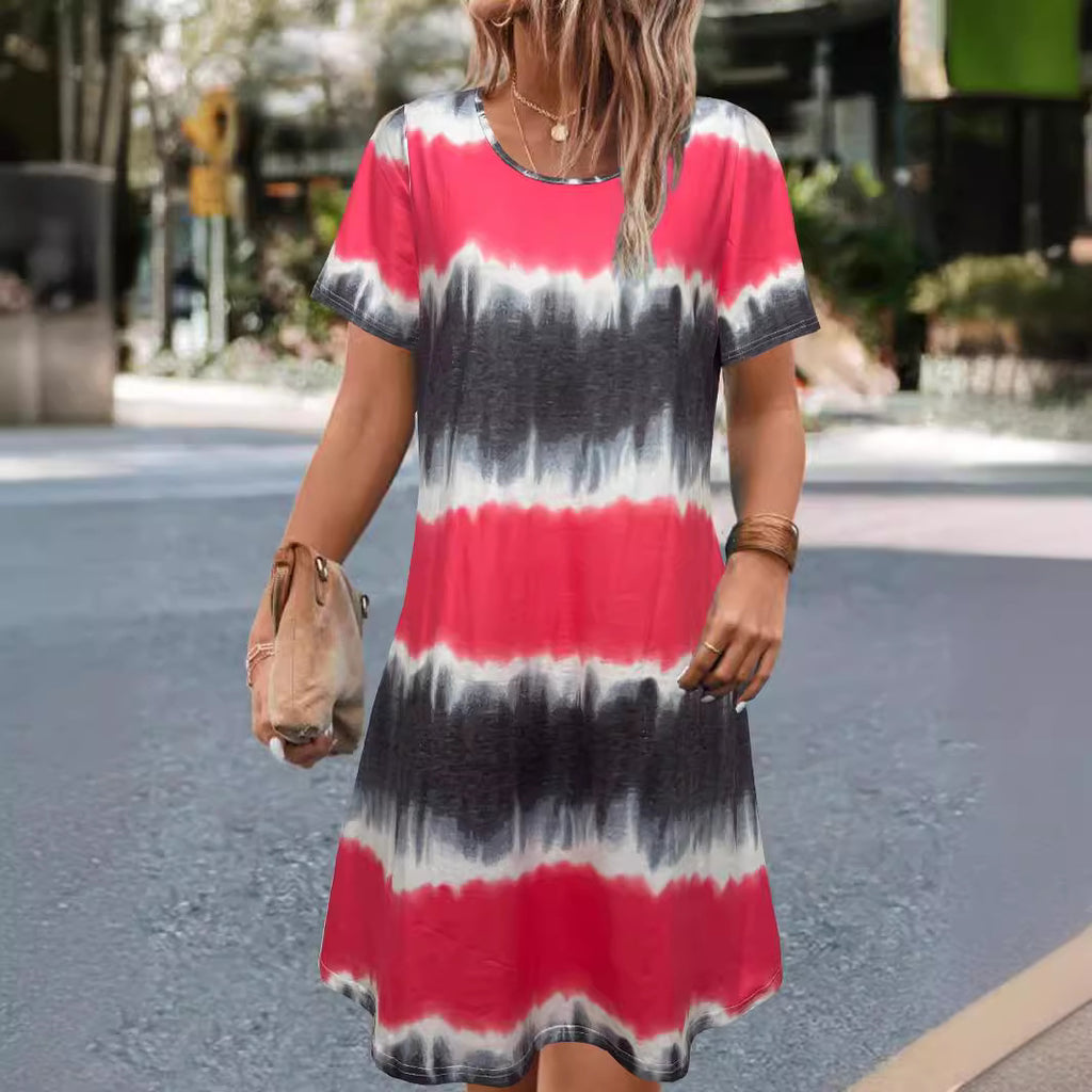 Women's 3D Digital Printed Casual Dress
