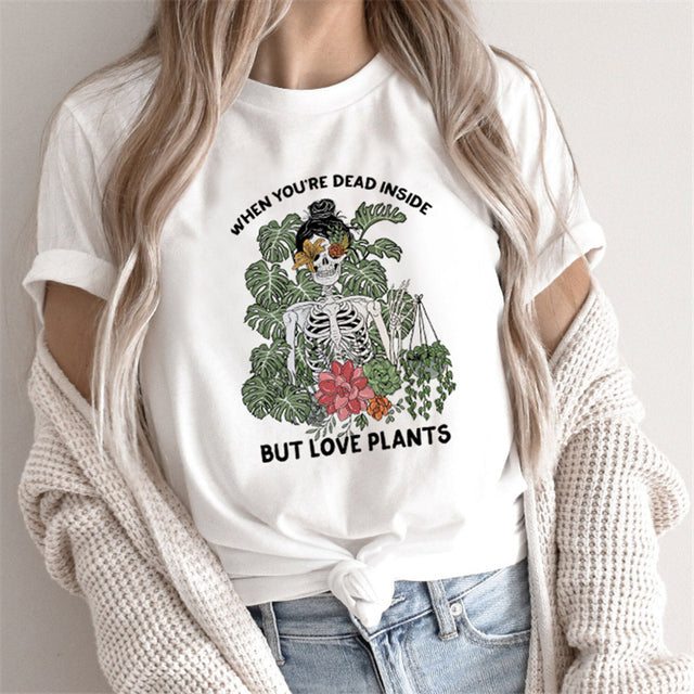 Fashion Tarot Women Print T-shirts Female Cartoon Tops Main Image