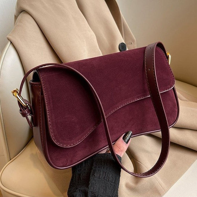 Retro Matte Shoulder Bag For Women Main Image