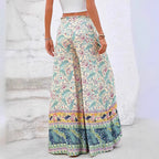 Bohemian Multicolor Printed Sweet Maxi Dress