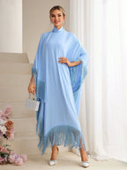 Women's Dress Light Luxury Embroidery Long Sleeve