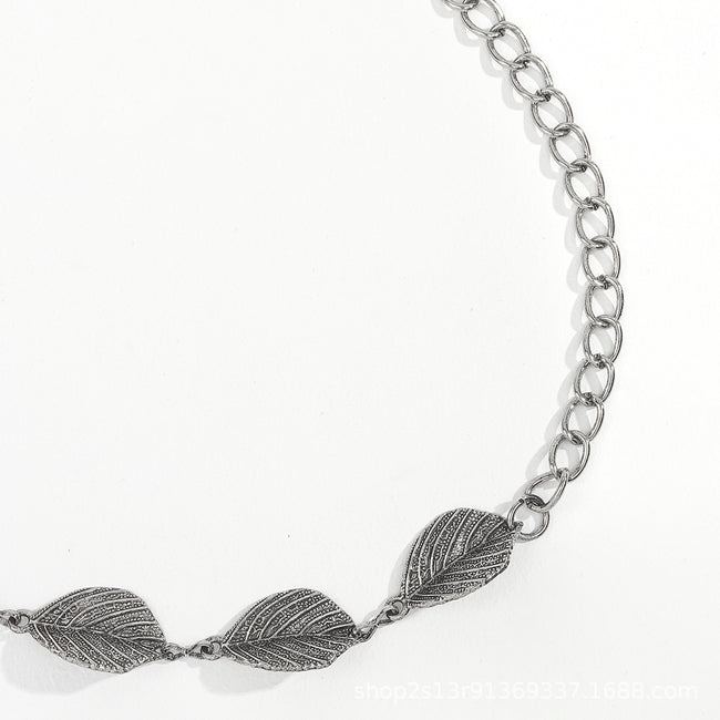 Leaf Style Waist Chain Retro Paired With Denim Skirt And Pants Main Image