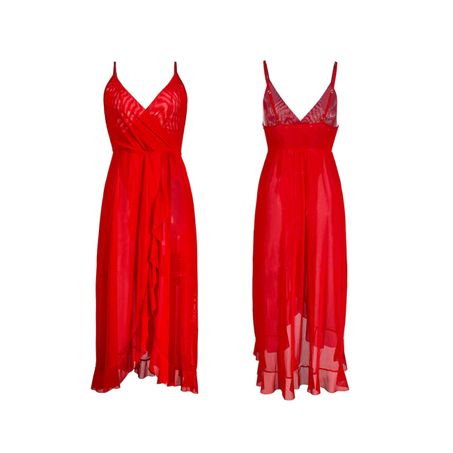 Sexy V-neck Backless Sleeveless Sling Dress Main Image