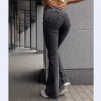 Versatile Casual New Flared Jeans For Women