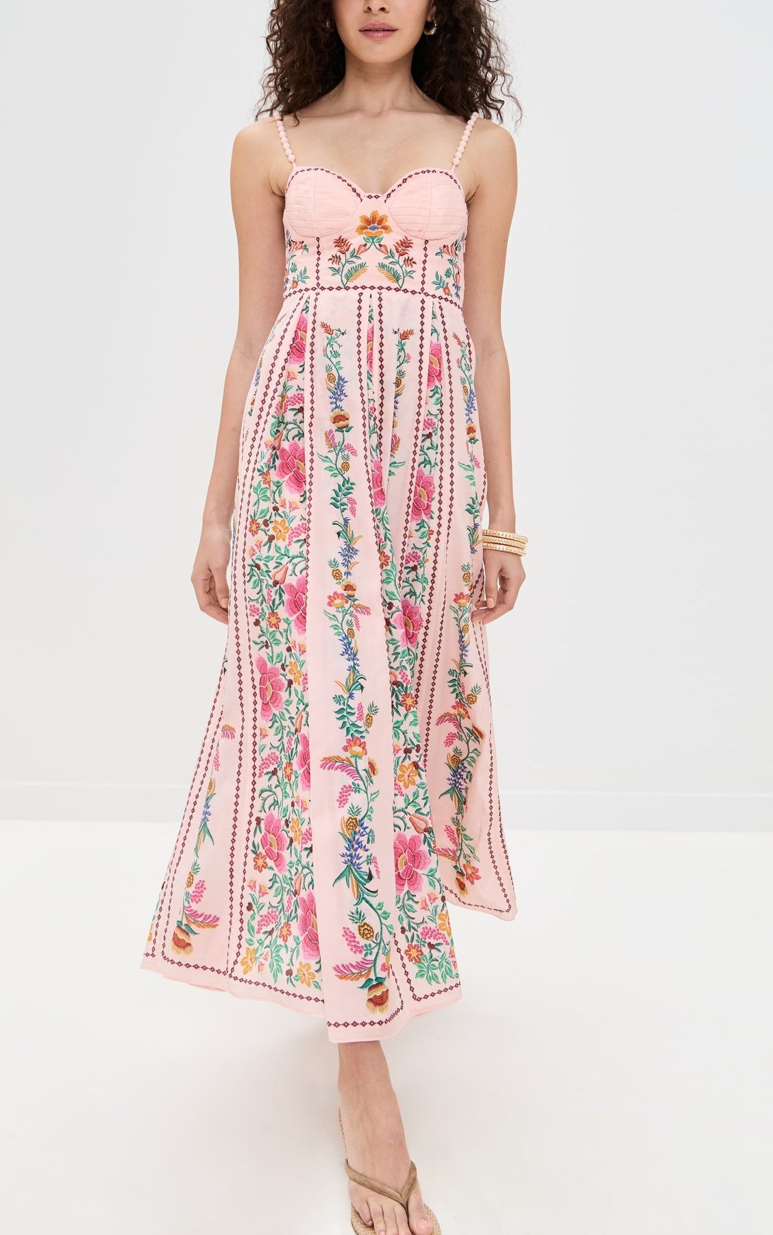 Sling Positioning Print Holiday Dress Women