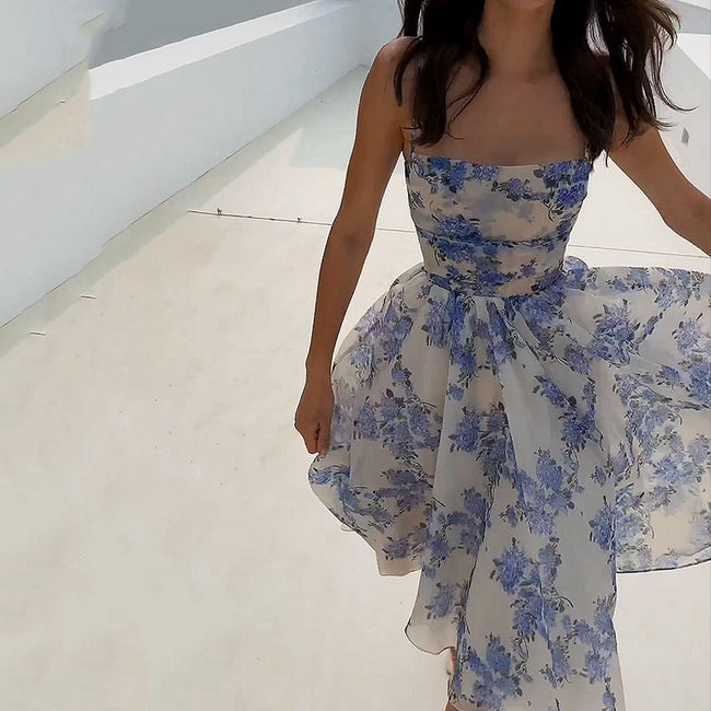 Floral Casual Graceful And Fashionable Dress Hover Image