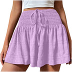 Stylish And Minimalist Drawstring Shorts For Women