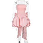 Bow-tie Bodice Dress For Women