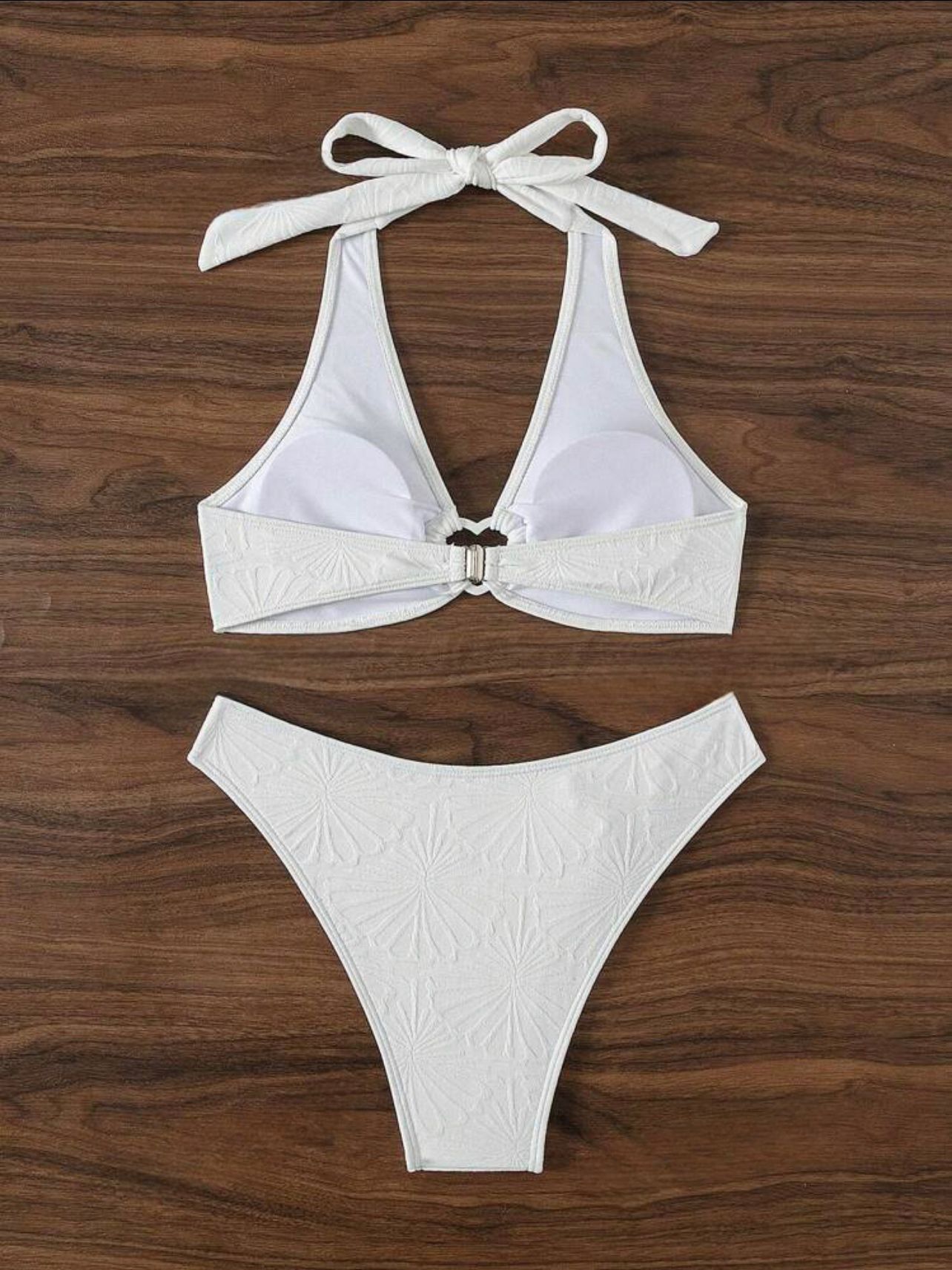 Womens Sexy Halterneck Backless Bikini Set