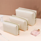 Solid-color Portable Large-capacity Minimalist Makeup Bag