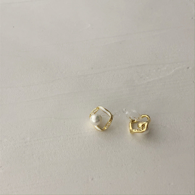 Mango Jewelry Pearl High-end Earrings Women
