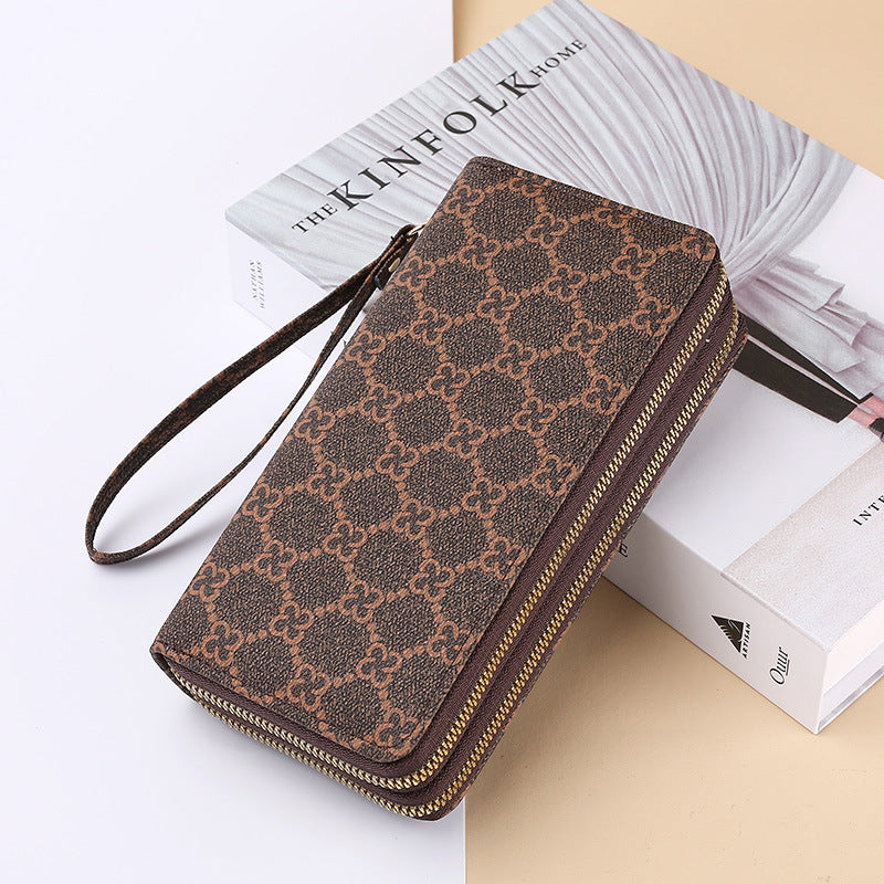 Long Wallet Clutch Mobile Phone Bag Coin Purse Zipper Bag Wallet
