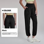 High Waist Straight Loose-fit Tappered Trousers Women