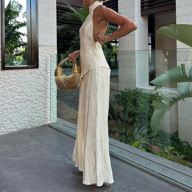 European And American Ladies Suit Fall New Fashion Casual Loose Solid Color Two-piece Set Main Image