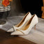 Pearl High Heels Women's Stiletto Beige