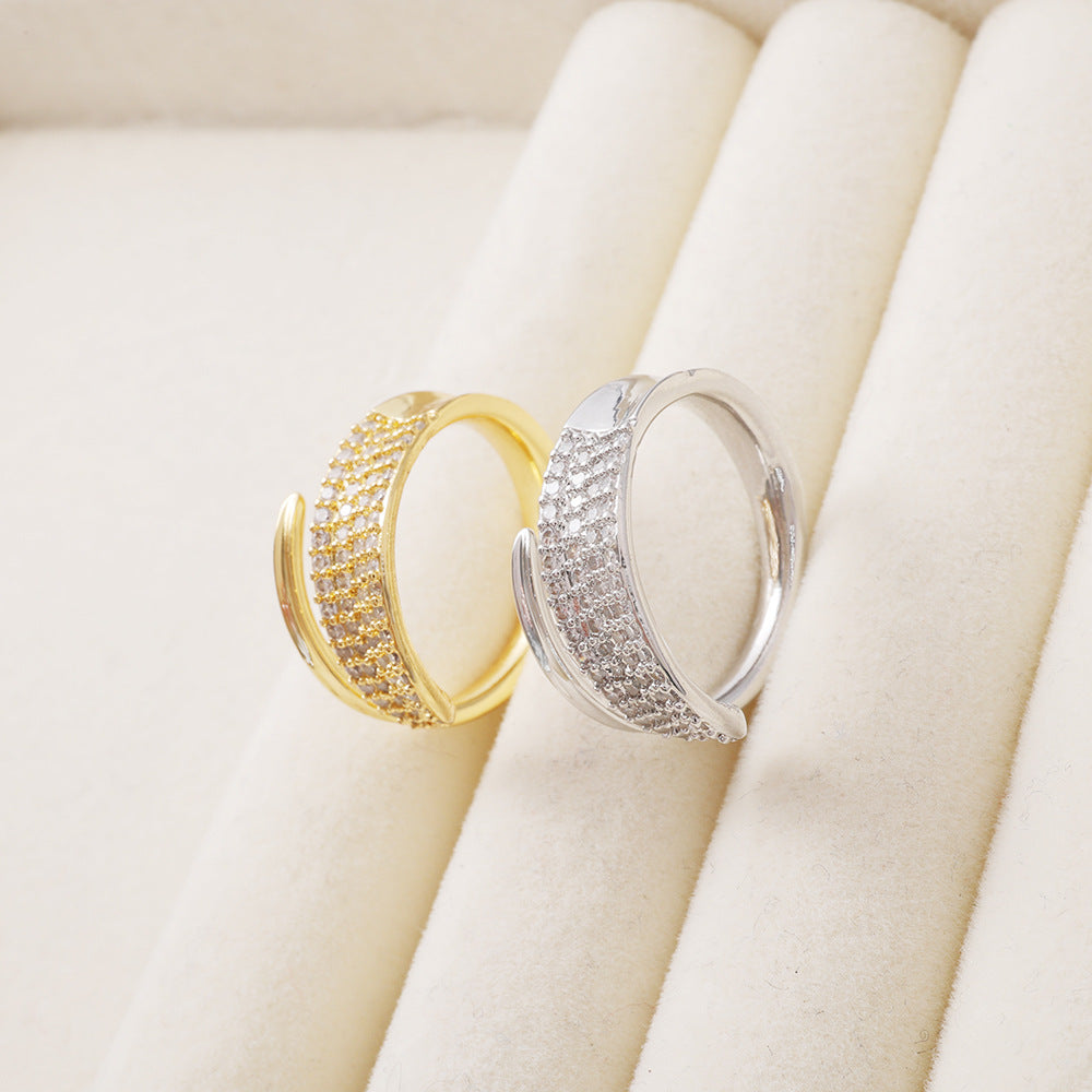 Women's Heart Fluttering Fashionable Couple Rings