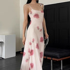 Printed Stretch Mesh Camisole Dress Women