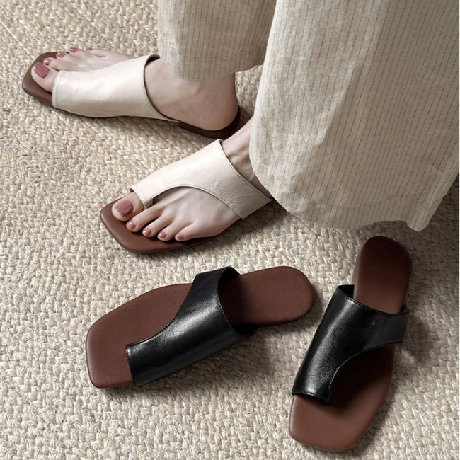 2026 New Fashion Bow Slip-On Slide Sandals, Versatile Open To Outdoor Women Shoes Hover Image