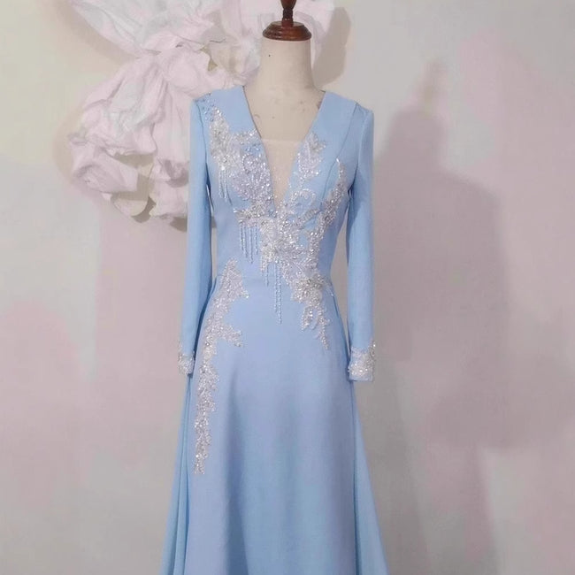 Light Luxury Minority Temperament Long Sleeve Performance Costume Hover Image