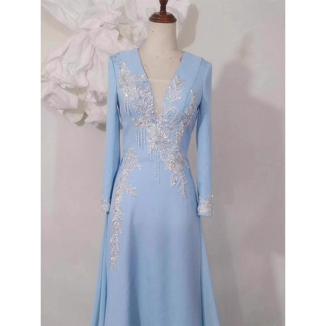 Light Luxury Minority Temperament Long Sleeve Performance Costume Main Image
