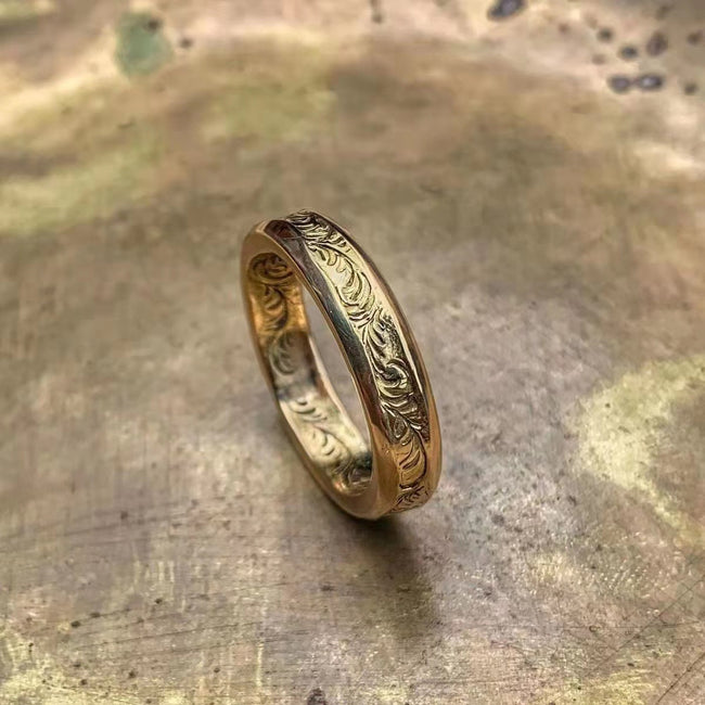 Engagement Men's And Women's Fashion Arabesque Rings Hover Image