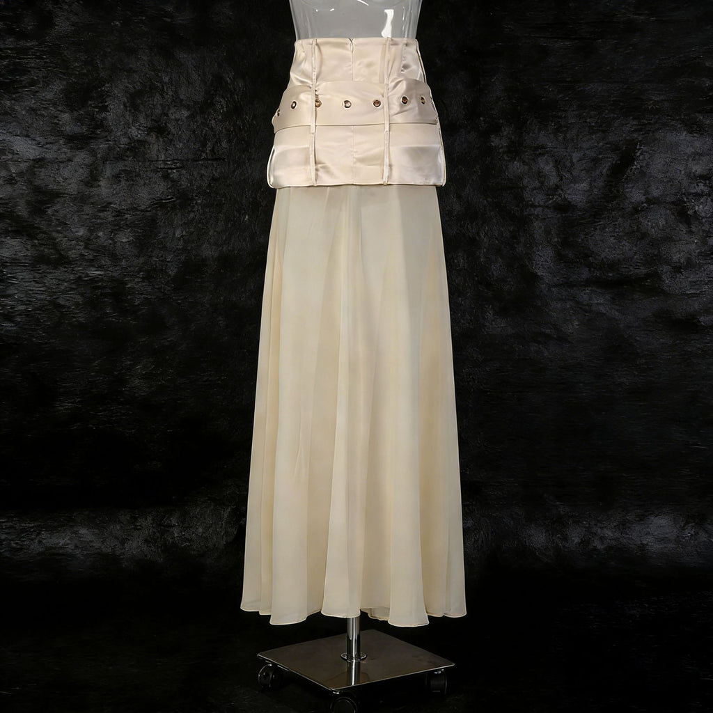 Women's Sexy Vintage Satin Figure-flattering Skirt