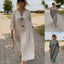 Casual Loose Women's Wear Solid Color Simple Dress