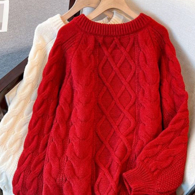 Japanese Loose Casual Sweater Women Hover Image